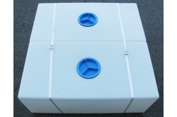 Réservoirs compartimentés cerclés blanc de 200L à 1000L